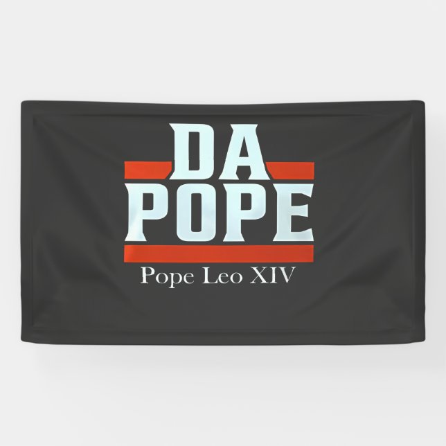 Lona Da Pope De América El Papa De Chicago, Leo XIV Pro (Horizontal)