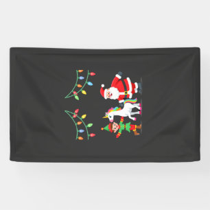 Lona Dabbing Santa Elfo Unicornio Navidad Niños Chicos