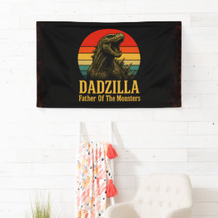 Lona Dadzilla Padre De Los Monstruos Día Del Padre