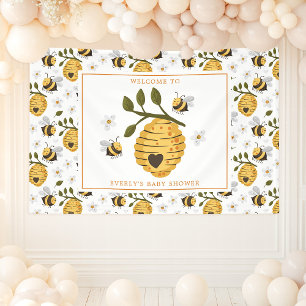 Lona Daisy Colmena Abejorro Abeja Baby Shower