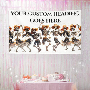 Lona Danza del esqueleto fiesta de Halloween niños adul