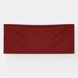 Lona Dark Red #650000, Copper Rust Vinyl Banner
