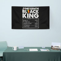 Datos nutricionales del rey negro de Juneteenth Me