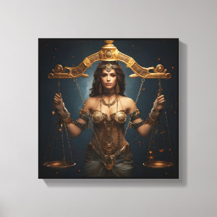 Lona de arte zodiacal Libra – Mechanica Astral