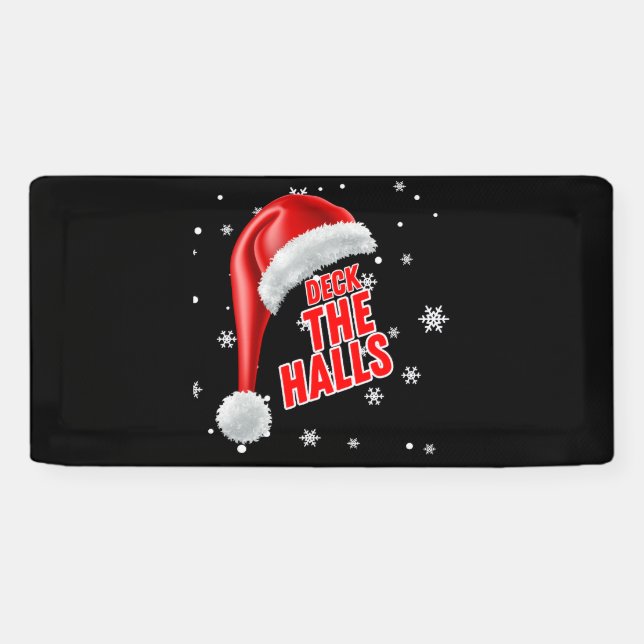 Lona Deck The Halls Colección De Nieve 2x1 Banner Vinyl (Horizontal)