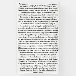 Lona Declaración de Independencia: Sostenemos estas ver