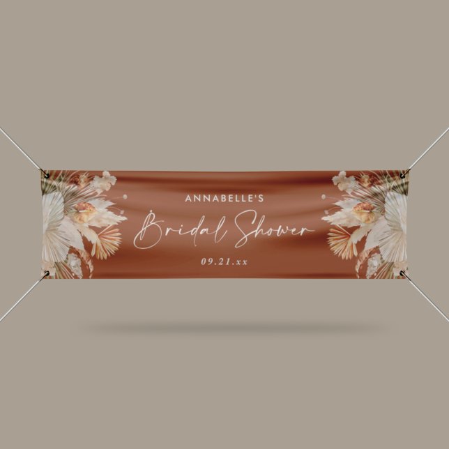 Lona Decoración boheniana de buho rust terracotta novia (Subido por el creador)