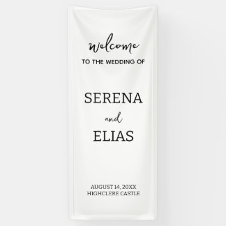 Lona Decoración de bienvenida personalizada para fiesta