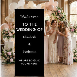 Lona Decoración de Boda Personalizada Bienvenida a la F