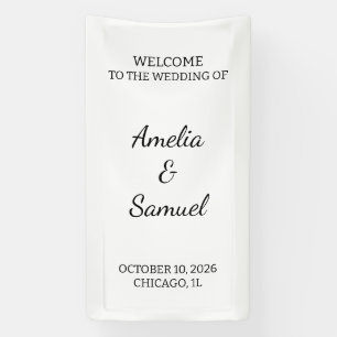Lona Decoración de boda personalizada, letrero de fiest