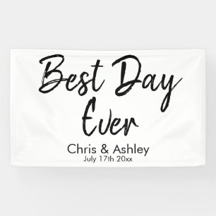 Lona Decoración de boda personalizada para la recepción