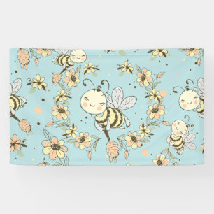 Lona Decoración de pared de abejas