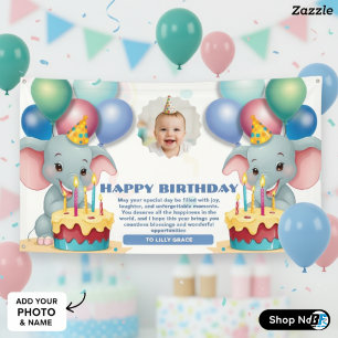 Lona Decoración personalizada para fiesta de cumpleaños