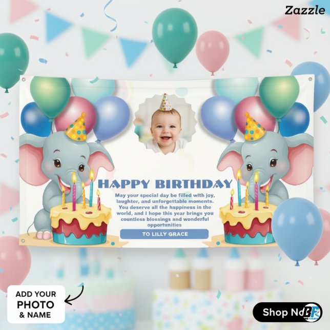 Lona Decoración personalizada para fiesta de cumpleaños (Subido por el creador)