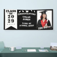 Lona Decoración personalizada para fiesta de graduación