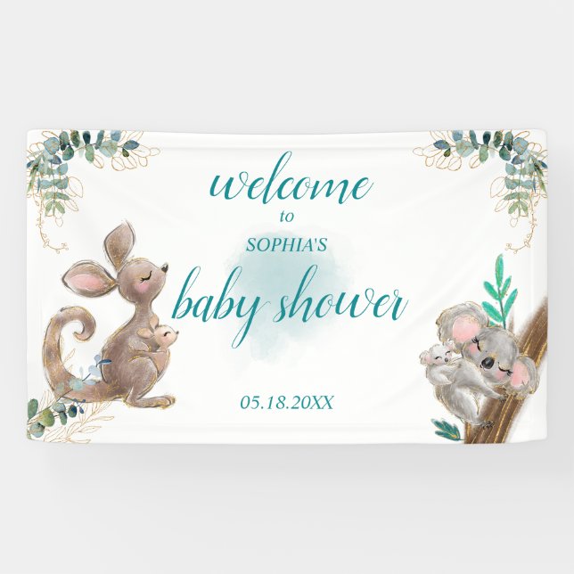 Lona decorativa Baby Shower (Horizontal)