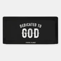 DEDICADO A DIOS PERSONALIZABLE GUAY TEXTO BLANCO