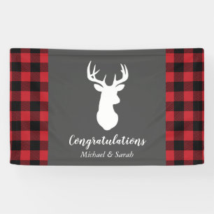 Lona Deer Hunting Lodge Baby Shower Antlers