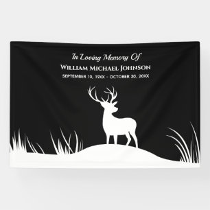 Lona Deer in Love Memory Recuerden Funeral Memorial