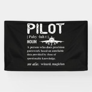 Lona Definición Piloto Que Atraviesa El Avión