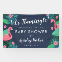 ¡Déjenos Flamingle! - Recepción tropical de Baby