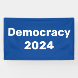 Lona Democracia 2024 Elecciones Presidenciales