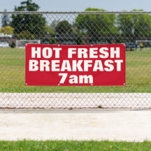 Desayuno fresco caliente Personalizado Rojo Negoci