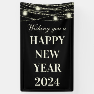 Lona Deseándote Un Feliz Año Nuevo Enciende A Las Alarm