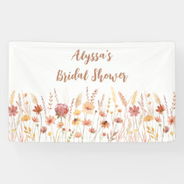 Lona Despedida de soltera Boho Terracotta Flor Silvestr