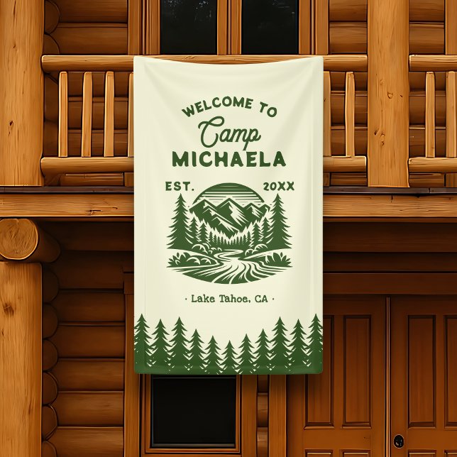 Lona Despedida de soltera Campamento de la Novia Retro  (Subido por el creador)