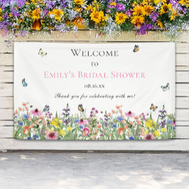 Lona Despedida de Soltera de Flores Silvestres & Maripo