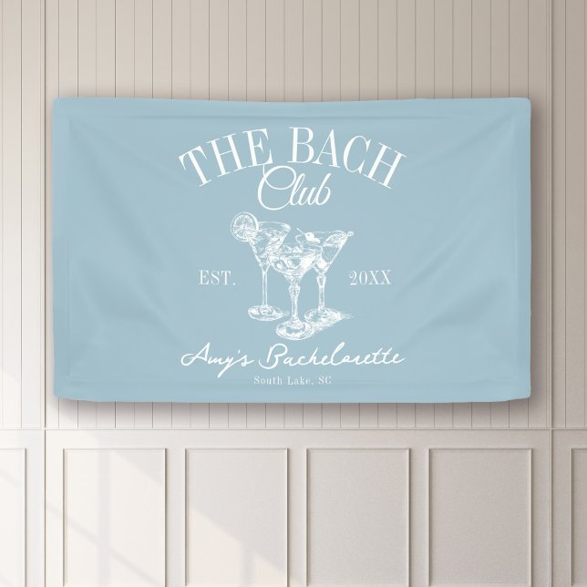 Lona Despedida de soltera personalizada The Bach Club T (Subido por el creador)