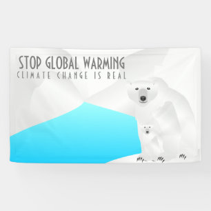 Lona Detener el calentamiento global del oso polar y el