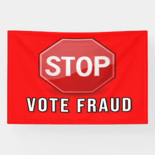 Lona Detener fraude electoral