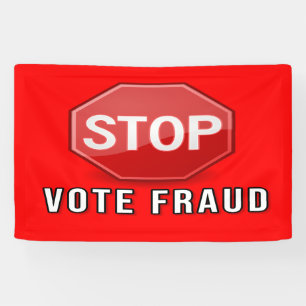 Lona Detener fraude electoral