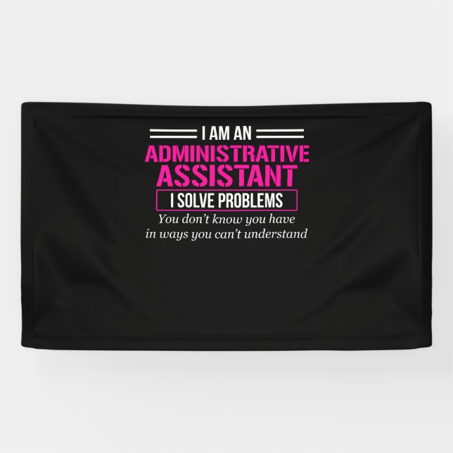 Lona Día de Auxiliar Administrativo del Cuadro Orgánico (Horizontal)