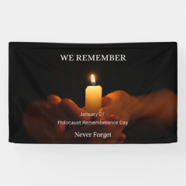 Lona Día de Conmemoración del Holocausto