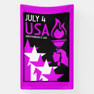 Lona Día de la Independencia de Estados Unidos