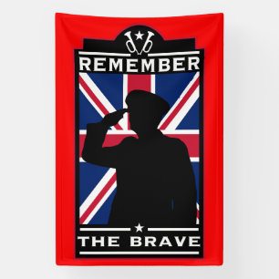 Lona Día de las Fuerzas Armadas Británicas