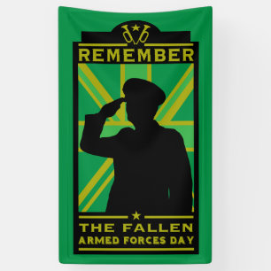 Lona Día de las Fuerzas Armadas Británicas