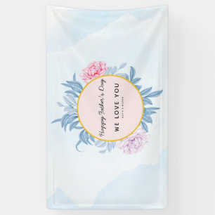 Lona Día de los Padres Suculentos de la Dusty Blue Wate