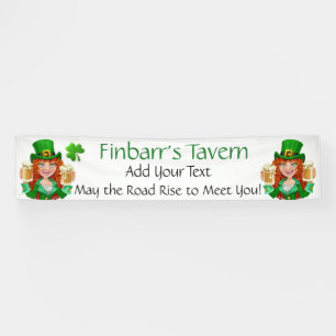 Lona Día de San Patricio o Negocios Irlandeses