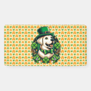 Lona Día de San Patricio Perro Lindo