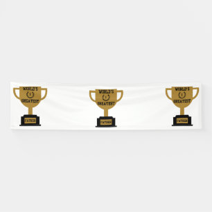 Lona Día del Padre Más Genial del Mundo 2.5x10 Banner d