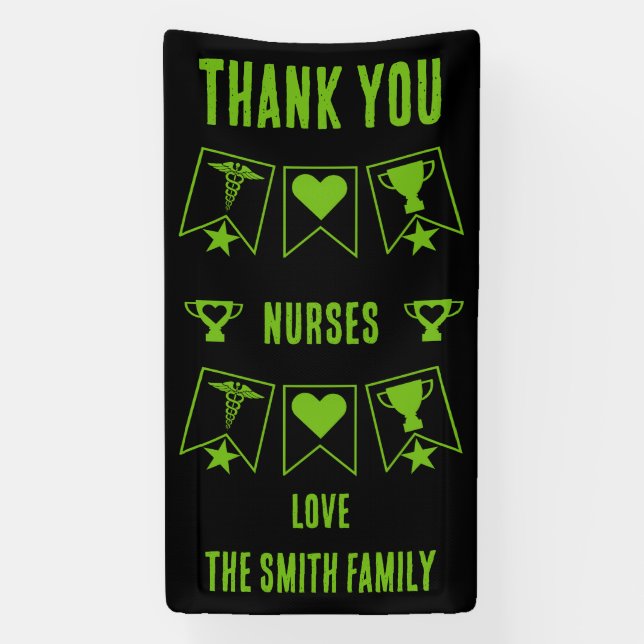 Lona Día Internacional de Enfermeras (Vertical)