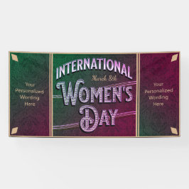 Lona Día Internacional de la Mujer