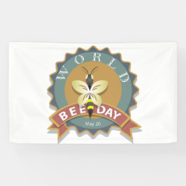 Lona Día Mundial de la Abeja 20 de mayo