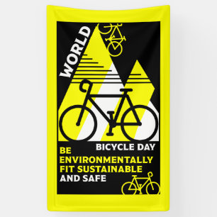 Lona Día Mundial de la Bicicleta