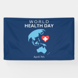 Lona Día Mundial de la Salud 7 de abril