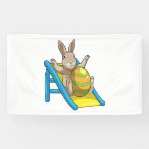 Lona Diapositiva de huevo Bunny Easter Easter